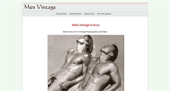 Desktop Screenshot of menvintage.com